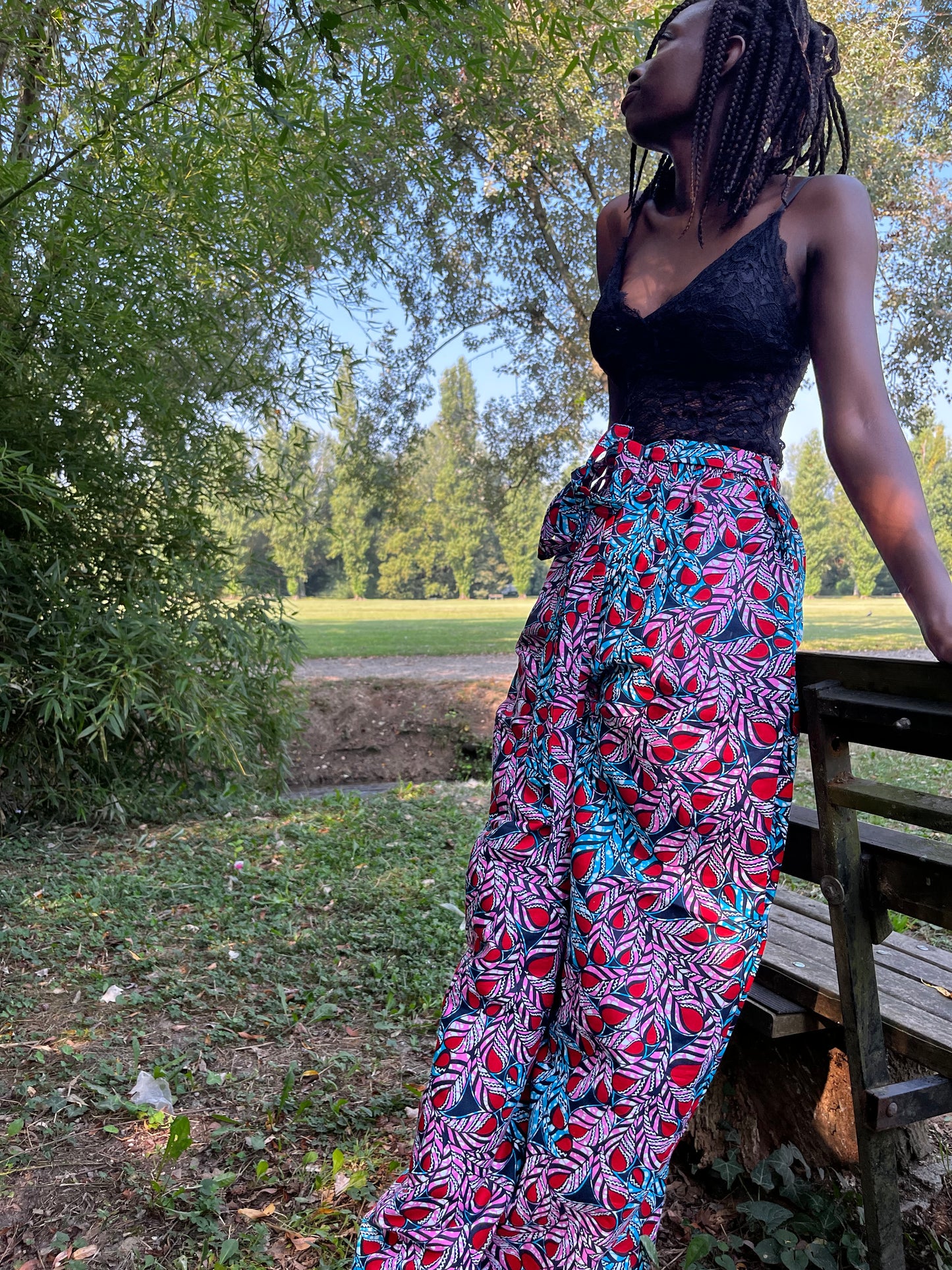 Pantaloni a zampa